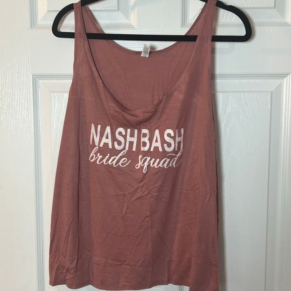 Nashbash Bride Squad Tank Top Size Large